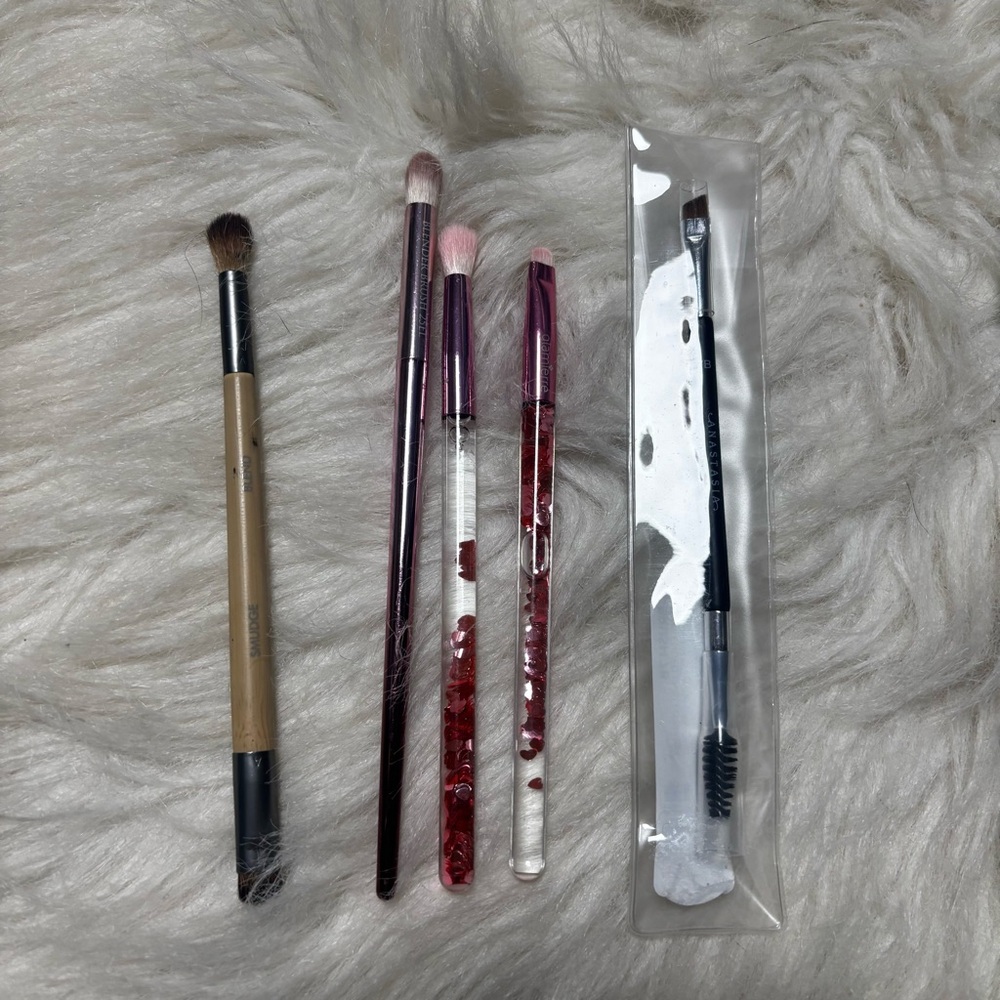5 Makeup Brush Bundle(Anastasia Beverly Hills, Eco Tools, Glamierre, F.A.R.A.H.)